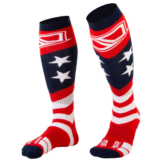 MSR riding socks Size 9-13 Stars and Stripes